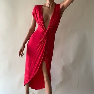 Sexy red dress